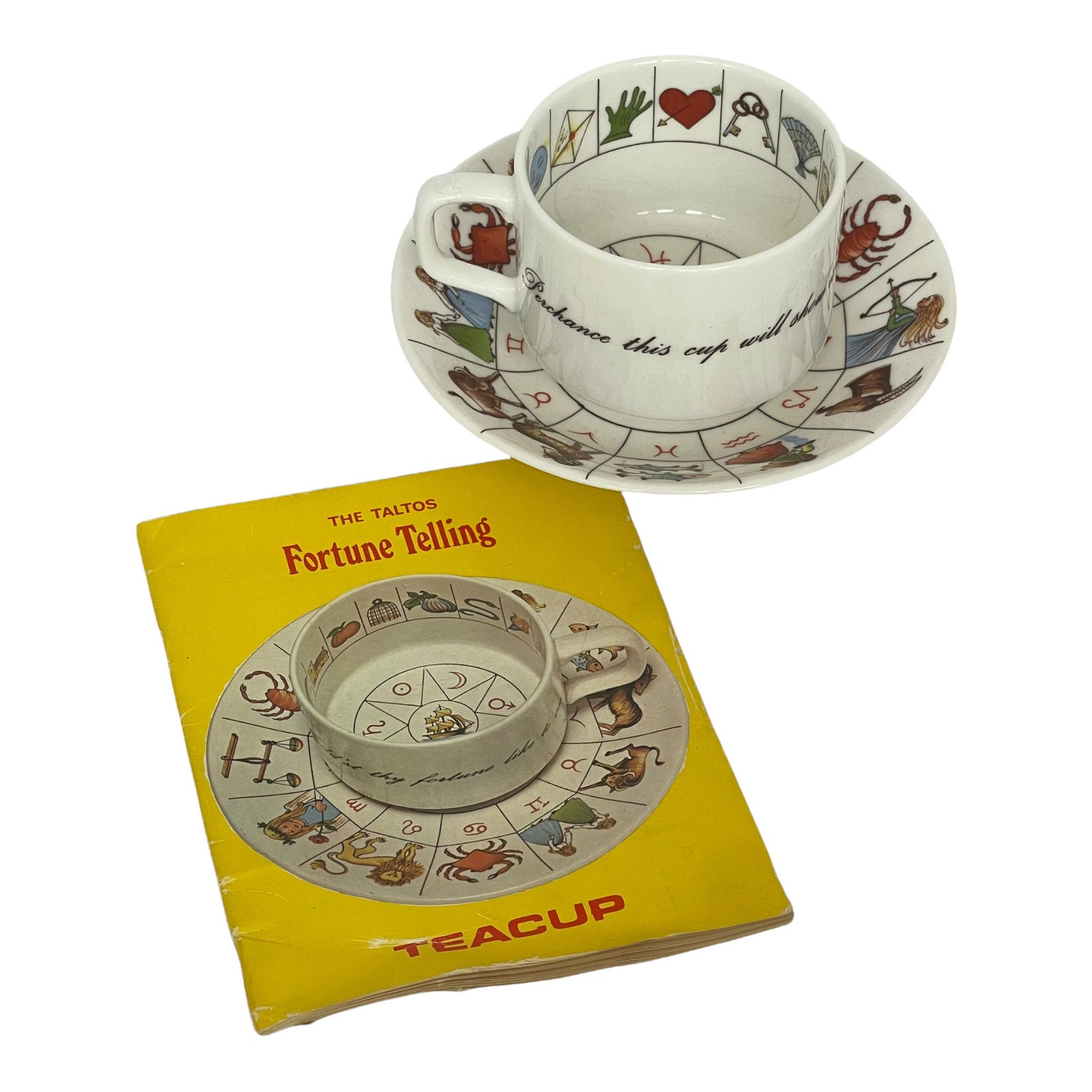 Vintage the Taltos Royal Kendal Fortune Telling Cup Saucer & Etsy UK