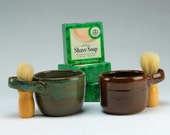 Shaving Bowl - Warm Lather Shaving Kit - Men's Shaving Kit - Old-Fashioned Shave Kit - Great Gift for Idea!