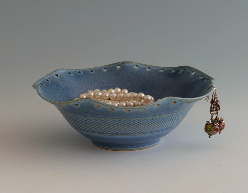 Ceramic Earring Bowl Jewelry Organizer / Holder Earring Etsy