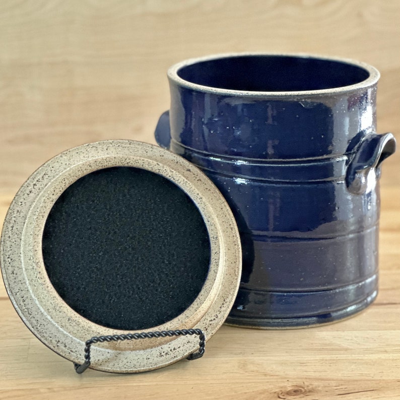 Countertop Compost Bin Makes Kitchen Composting Beautiful Functional Pottery, Designed by a potter who loves to Cook & Garden image 7