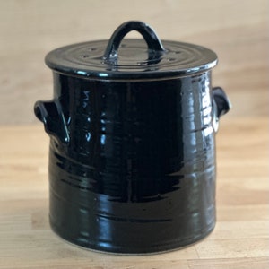 Countertop Compost Bin Makes Kitchen Composting Beautiful Functional Pottery, Designed by a potter who loves to Cook & Garden image 6