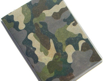 Camouflage Passport Cover Holder Case