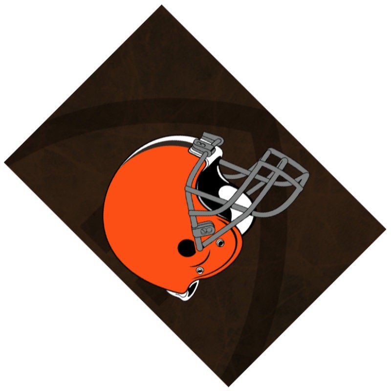 Cleveland Browns Black Background Flag