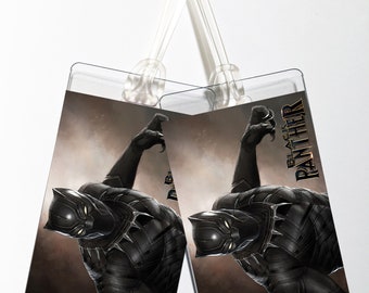 Luggage Tag Pair -- Black Panther