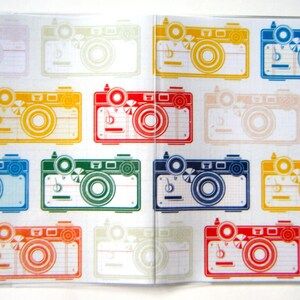 Passport Cover Case Holder Colorful Cameras image 2