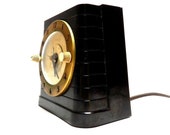 Art Deco Era Warren Telecron Household Timer Bakelite Standing Desk Clock