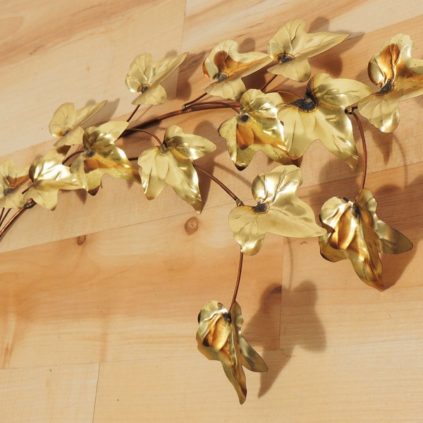 Oak Leaf Metal Wall Sculpture Etsy