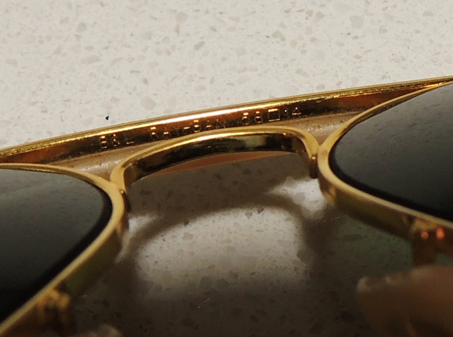 Original Vintage Ray-ban USA B&L Engraved Aviator Sunglasses | Etsy