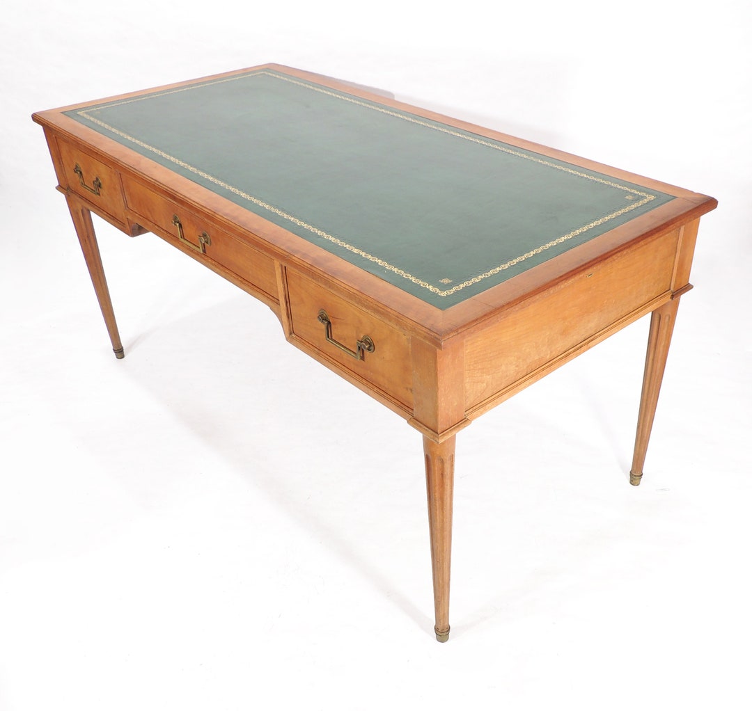 Baker Green Top Furniture Style of Louis XVI French Desk Wood Etsy
