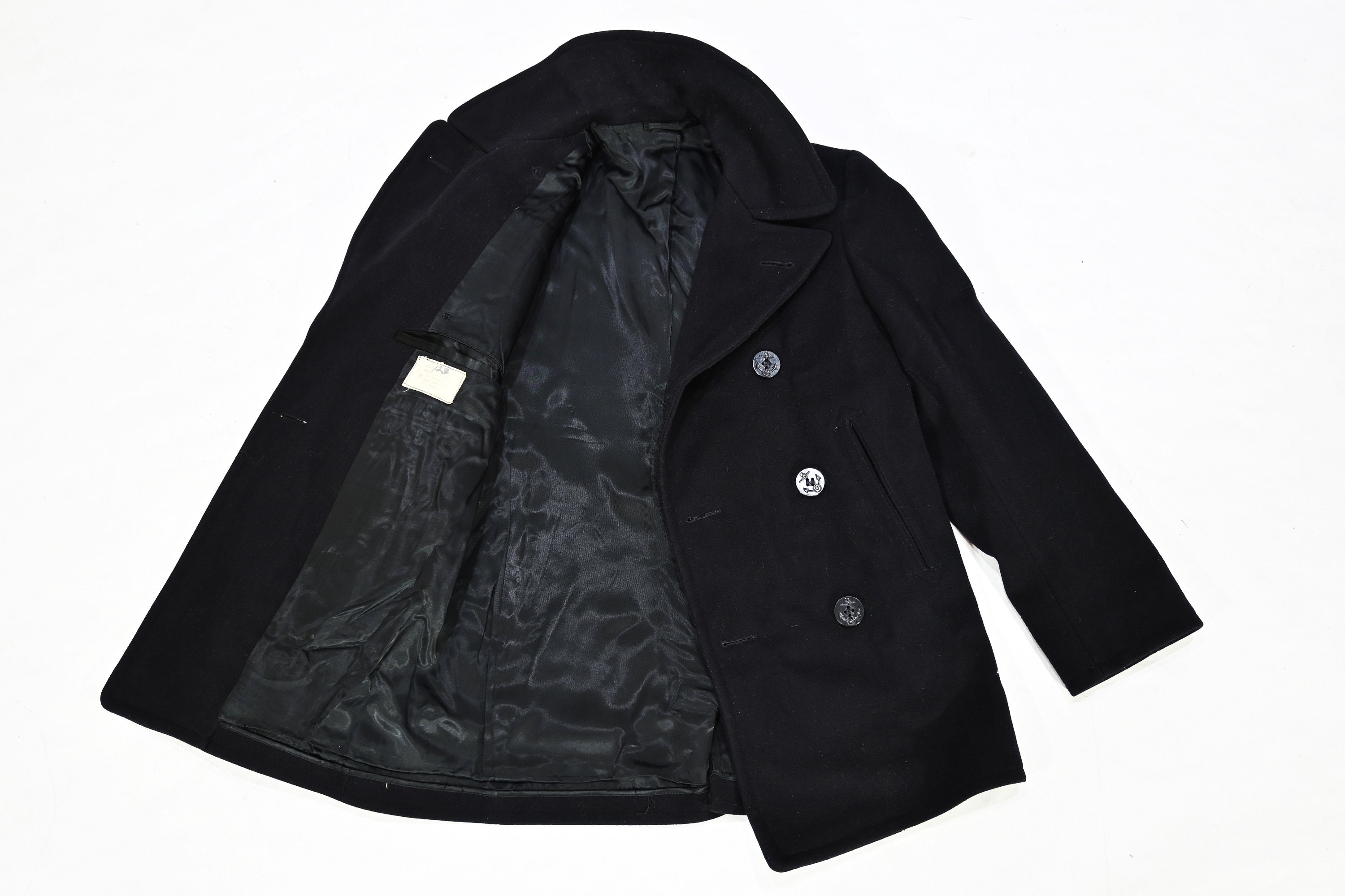 1940's VINTAGE U.S.NAVY ”10 Button Wool Pea Coat” | SIGNAL