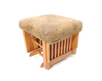 Glide Ottoman Chair Mission style