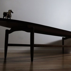 Lane Mid-Century Modern 80&quot; Long Surfboard Coffee Table - ARRANGE PICKPUP