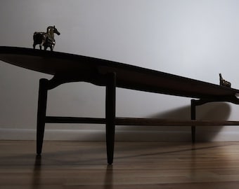 Lane Mid-Century Modern 80" Long Surfboard Coffee Table - ARRANGE PICKPUP