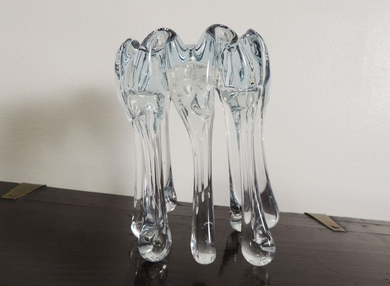 Postmodern Abstract Jellyfish Glass Candle Holder