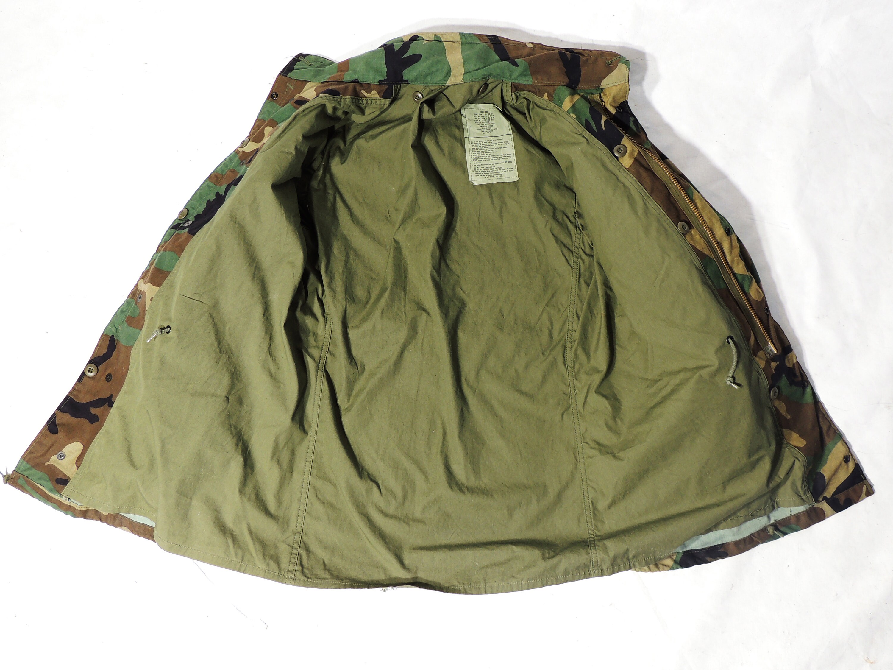 Vintage Old School Woodland Camo Original M65 Field Jacket