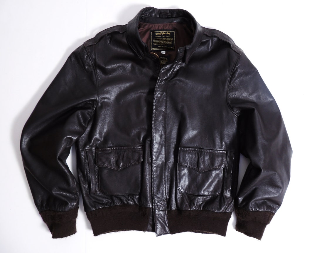 Vintage Original A-2 Sporty's Pilot Shop Goatskin Men's Vintage Original A-2 Sporty's Pilot Shop Goatskin Men's