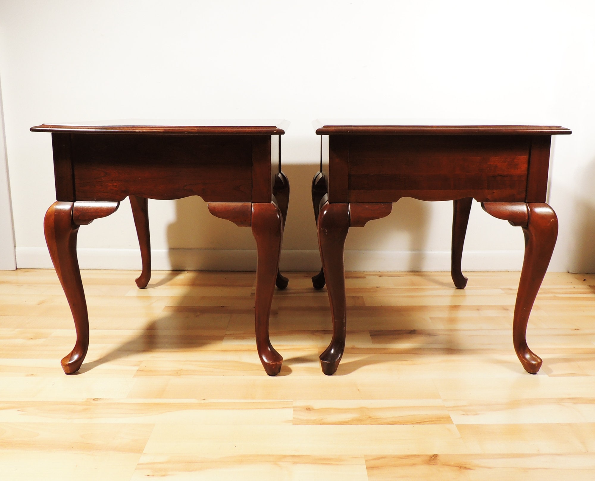 Pair of Broyhill Lenoir House French Provincial Style Drawer Wood