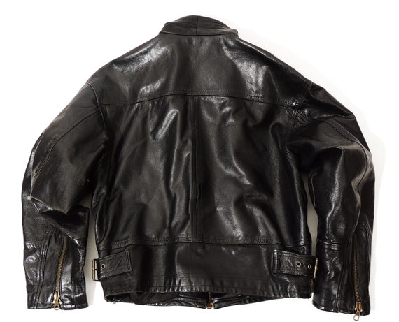 Vintage Original Vera Pelle Biker Jacket Leather … - image 6