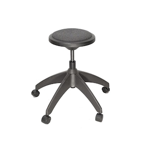 Knoll Height-Adjustable Swivel Task Stool upholstered seat pad