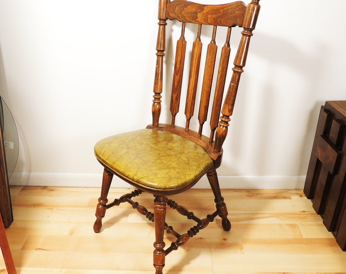 Pair Captain Chairs Nichols Stone French Country Fiddleback Etsy