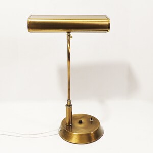 MCM Era Metal Adjustable Shade Piano Table Lamp image 2