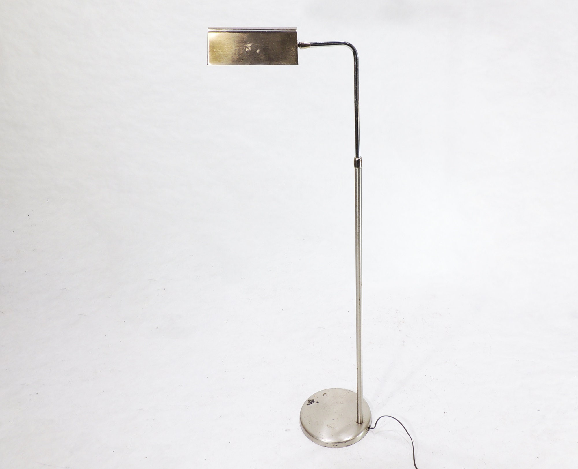 Silver pharmacy floor lamp deals