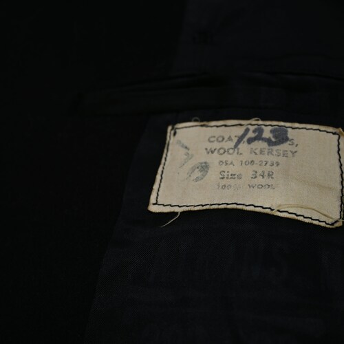 Vintage Cold War shops Era US NAVY P Mens Wool Pea Coat