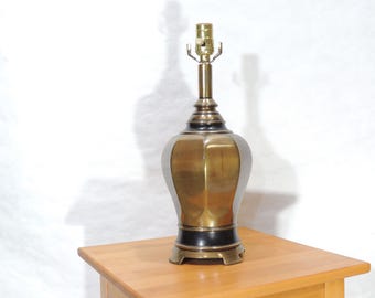 Vintage tafellamp in de vorm van een gemberpot van messing uit het midden van de 20e eeuw, Westwood Industries