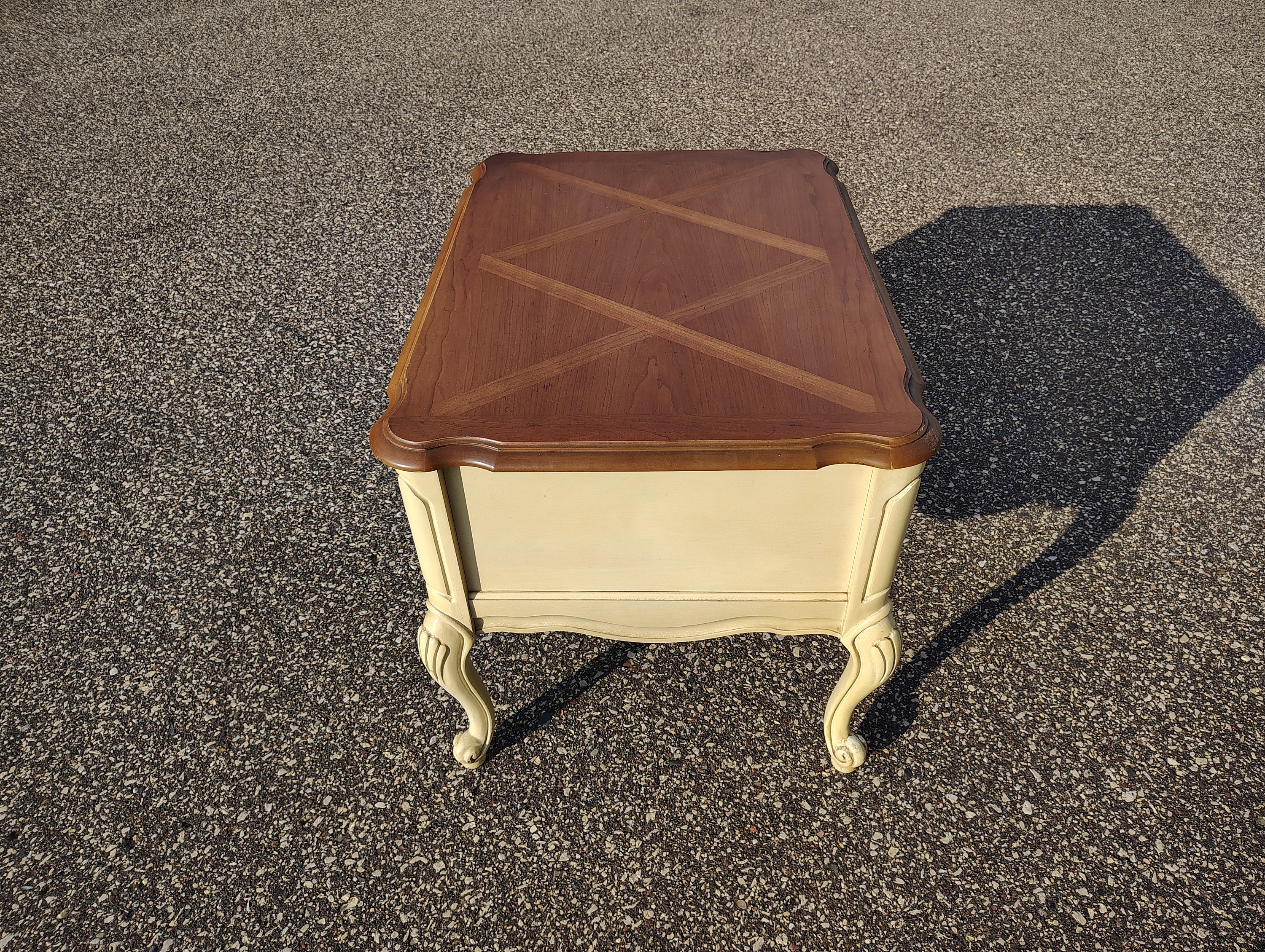 Vintage Bassett Industries French Provincial Style Side Table - Etsy