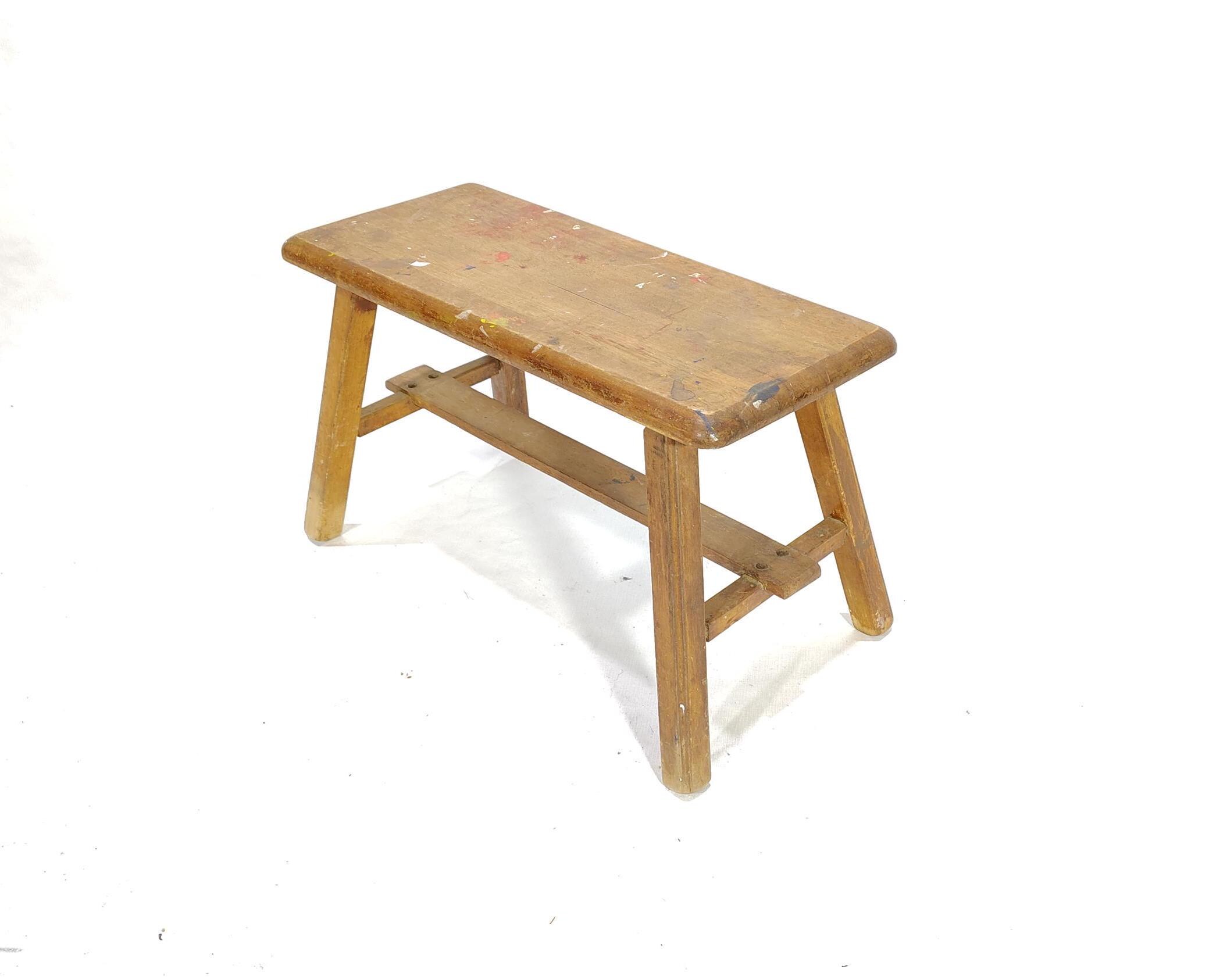 Rustic Wood Bench Cabin Primitive Stool - Etsy