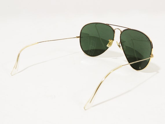 Original Vintage Ray-Ban USA B&L Engraved Aviator… - image 9