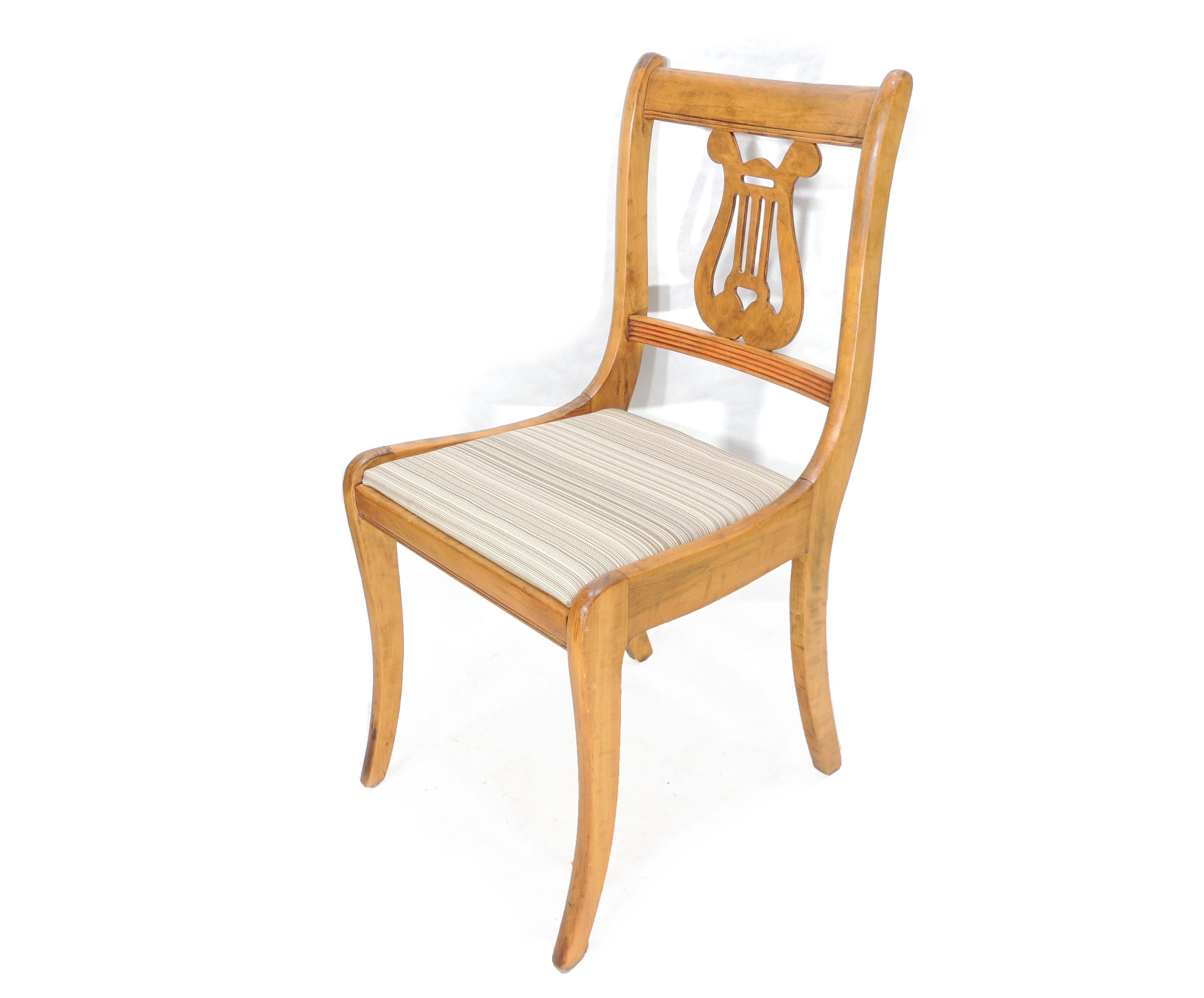 Lyre Back Chair - Etsy