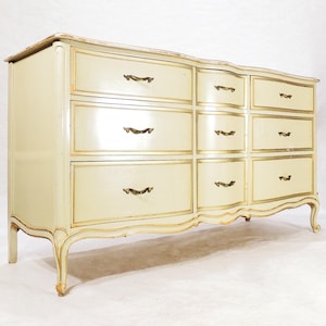 Local Pickup - Large Rustic Drexel Wood Dresser Touraine French Provincial