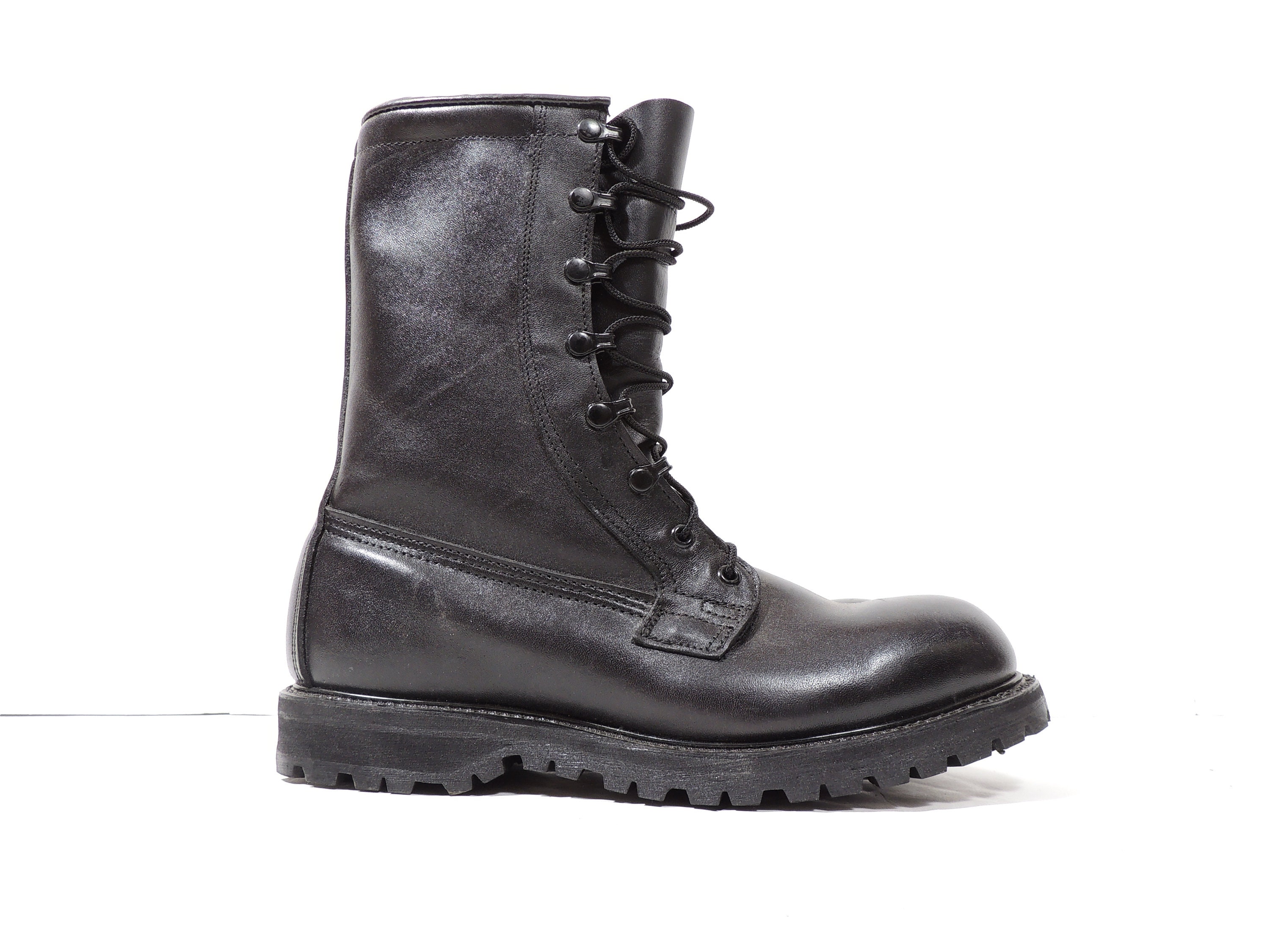 Original ICWB Black Boots Vibram Soles American Made Mens 