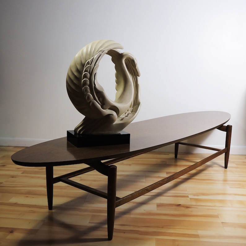 Lane Midcentury Modern 80 Long Surfboard Coffee Table Etsy