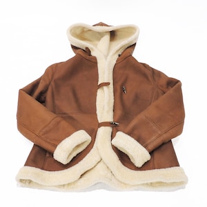 Original Clifford Michael Sheepskin Shearling Designer Coat women&#39;s jacket size M