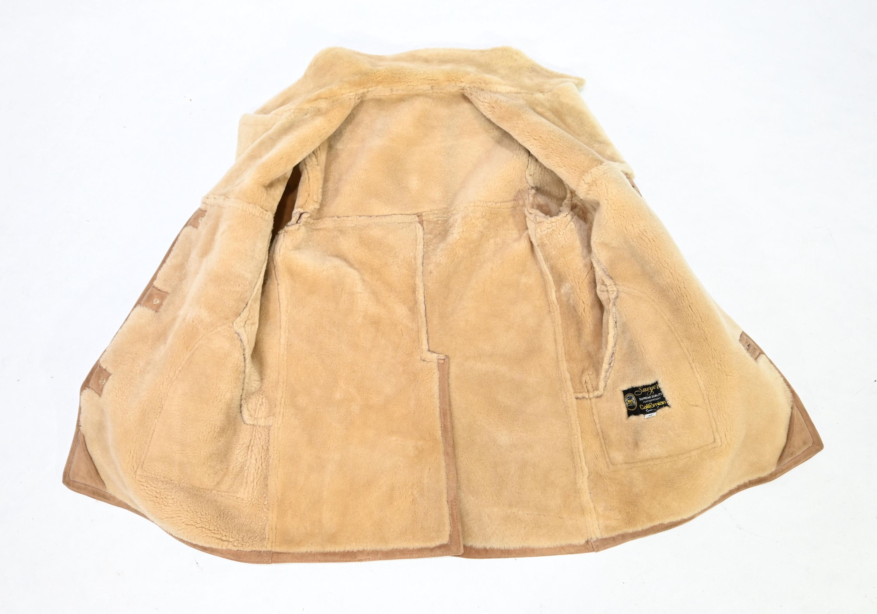SAWYER of NAPA Sheepskin Shearling Lamb Coat Men's 42 - Etsy