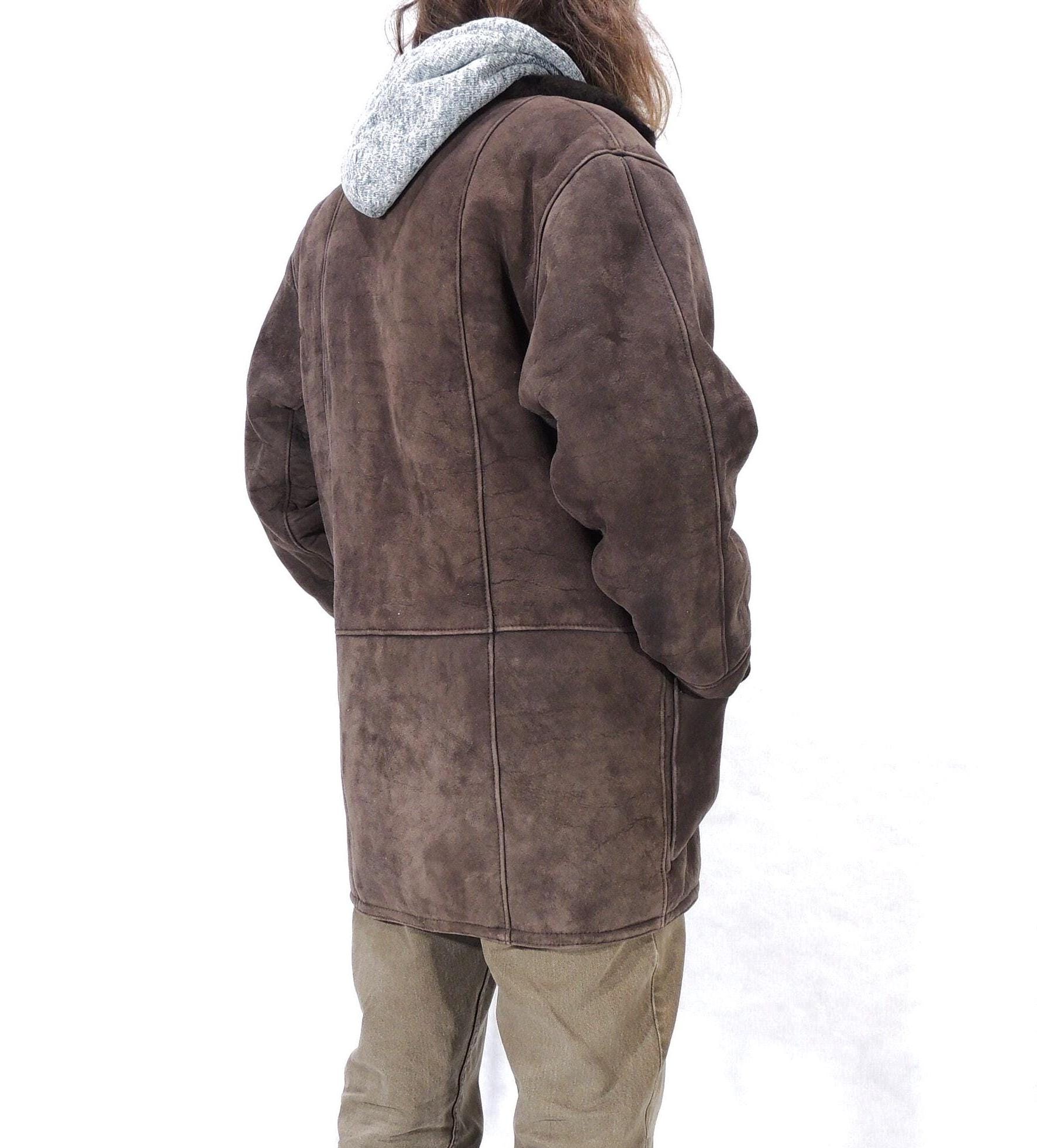 rare Roen sheepskin jacket ナポレオン pea REAL 100% SHEEPSKIN SHEARLING LEATHER REAL RACCOON BOMBER B3 Coat