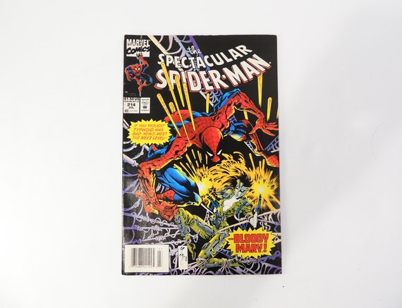 Marvel the Spectacular Spider-man Vs Bloody Mary #214 1994 Comic