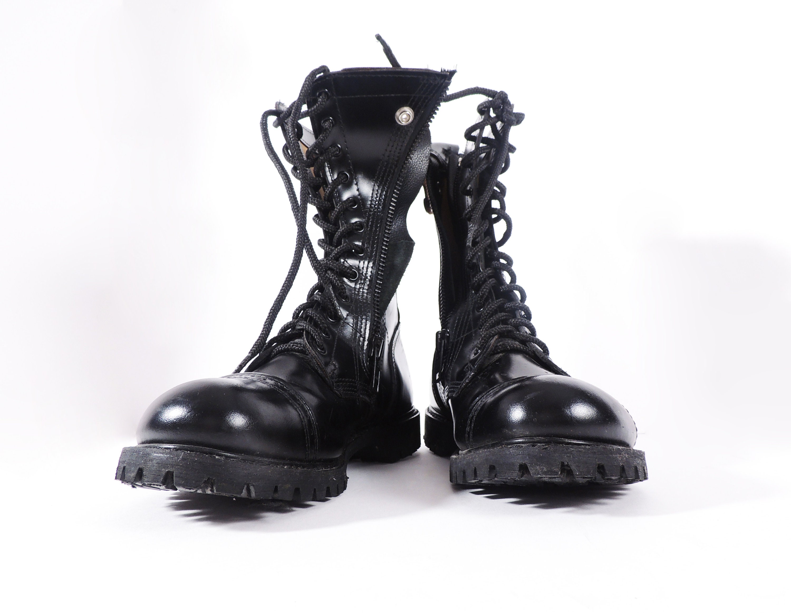 Black Leather Paratrooper Jump Boots by Corcoran - US 12 - Etsy Black Leather Paratrooper Jump Boots by Corcoran - US 12 - Etsy