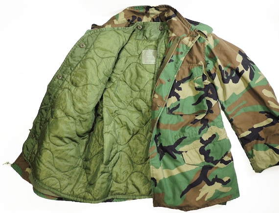 Military Woodland Camo Original M65 Field Jacket U