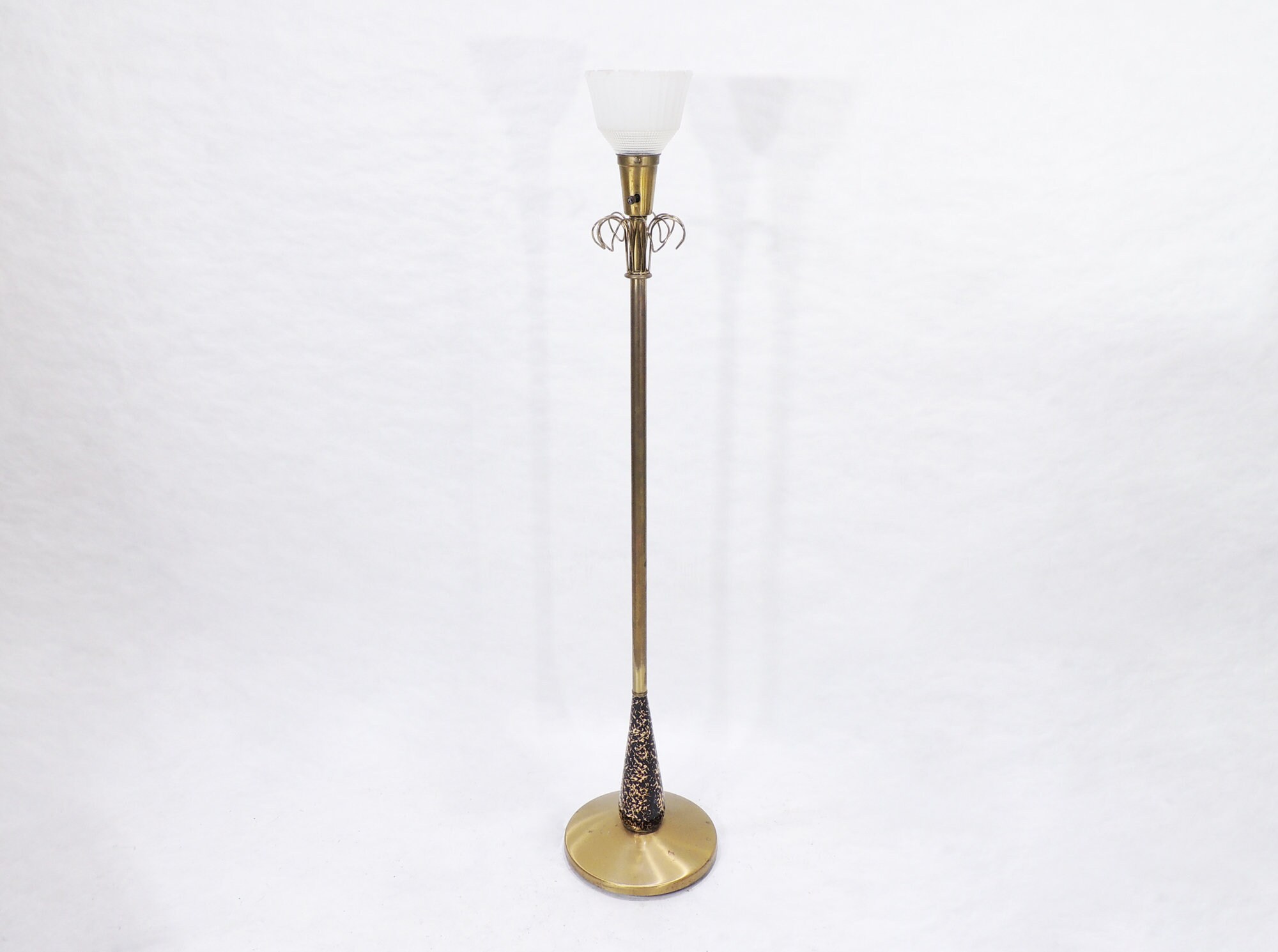 Stiffel Redondo Antique Brass Floor Lamp