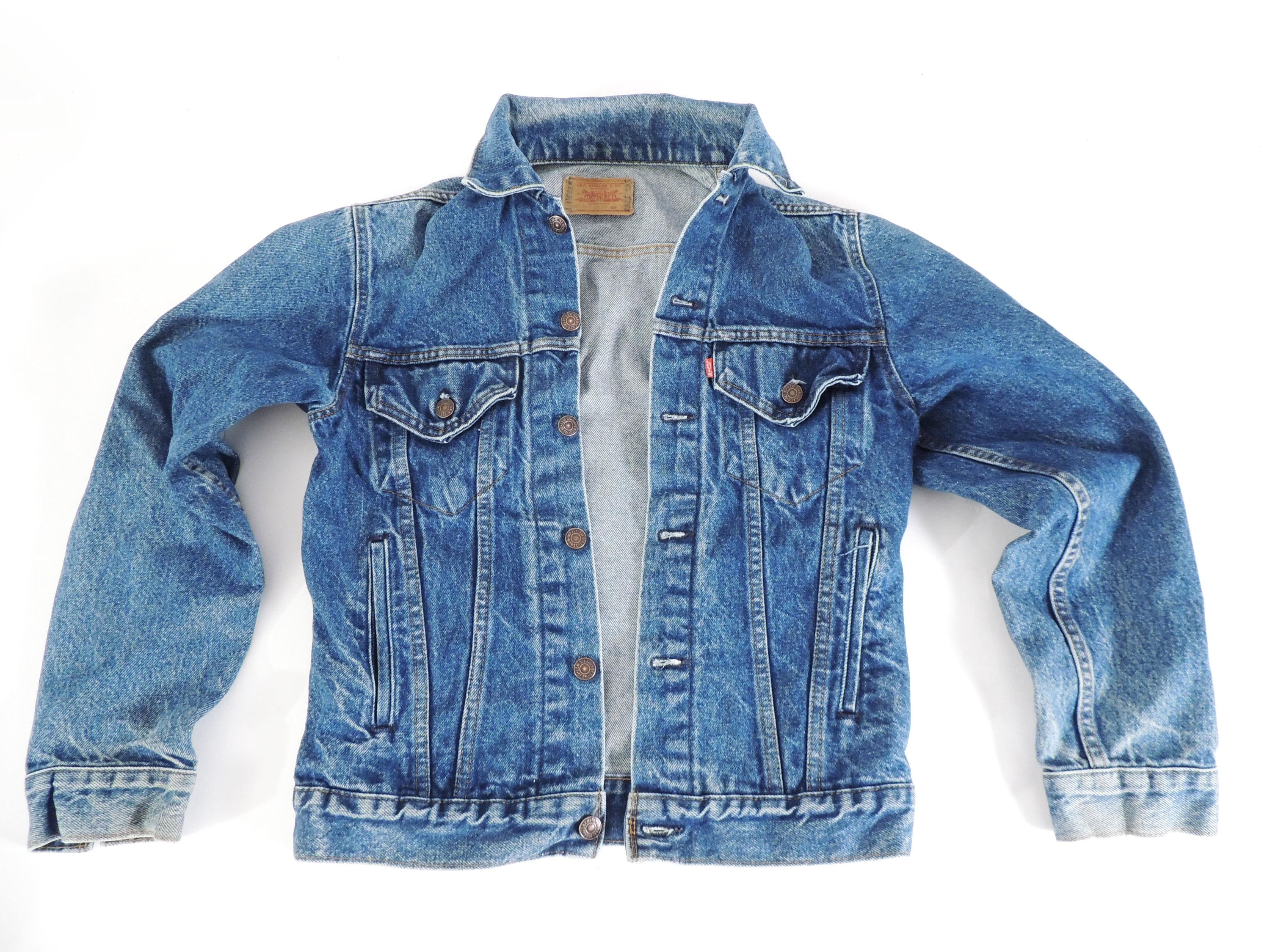 Veste Trucker Levi’s Vintage Pour Homme – Taille M, Jean Bleu Classique