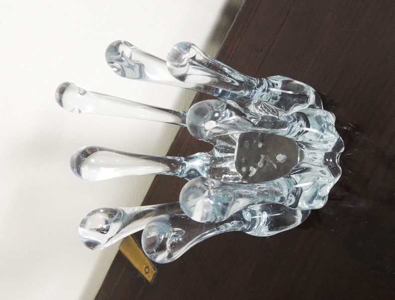 Postmodern Abstract Jellyfish Glass Candle Holder
