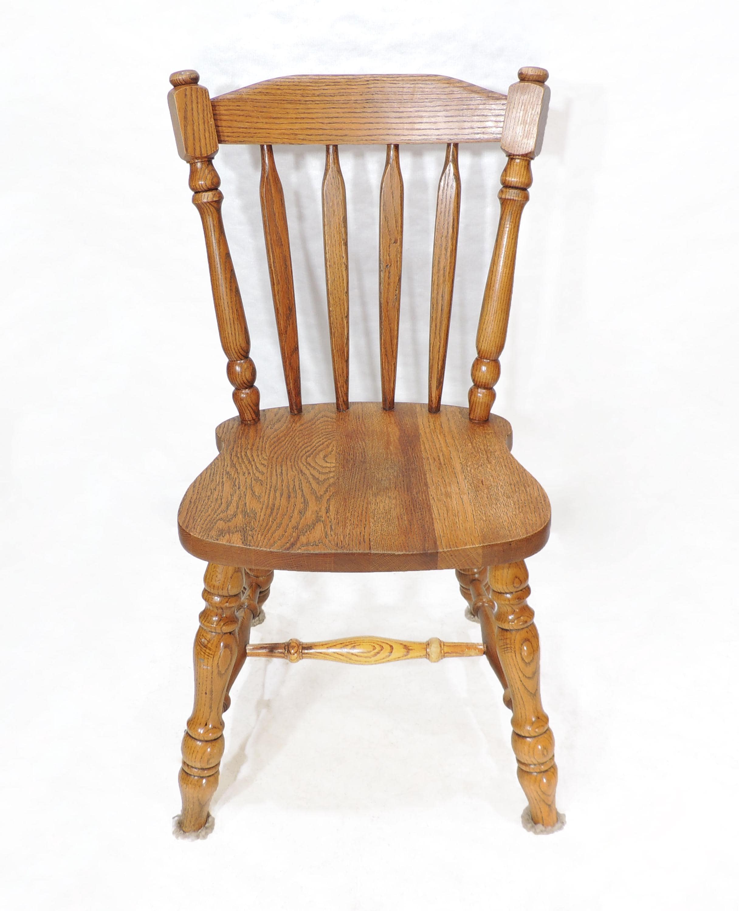 Vintage Original VA House Solid Wood Captain Windsor Dining Chair