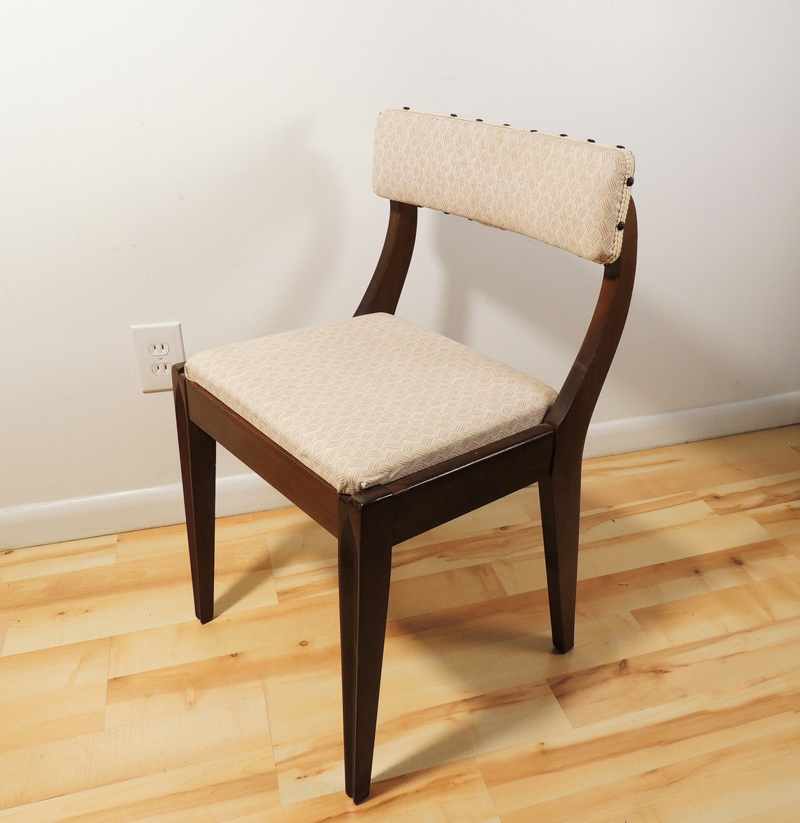 MCM Era Storage Solid Wood Sewing Machine Chair Etsy