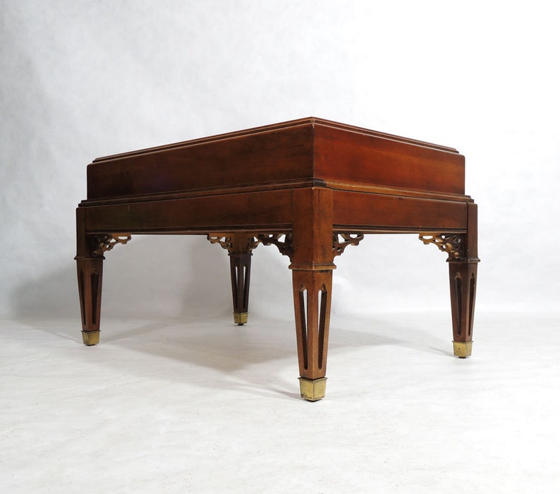Vintage Mcm Era Lane Display End Side Table Oriental Design
