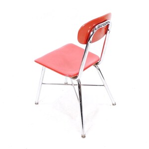 MCM Era Ivy League School Furniture Red Metal Desk Chair - Etsy