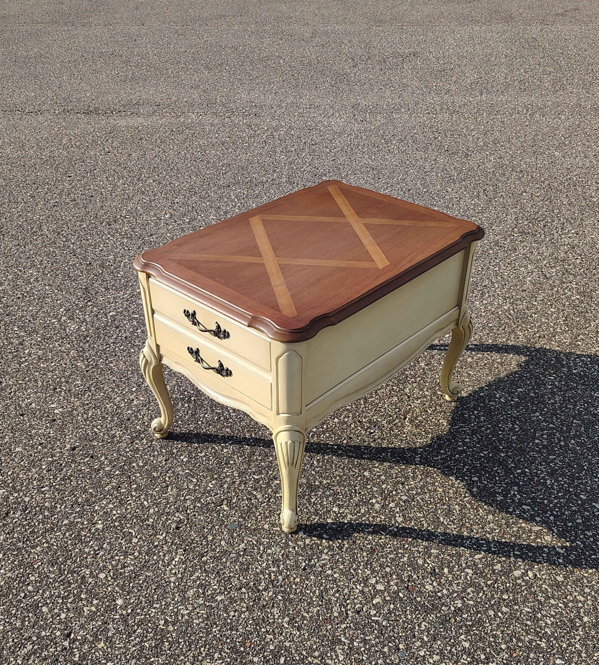 Vintage Bassett Industries French Provincial Style Side Table - Etsy
