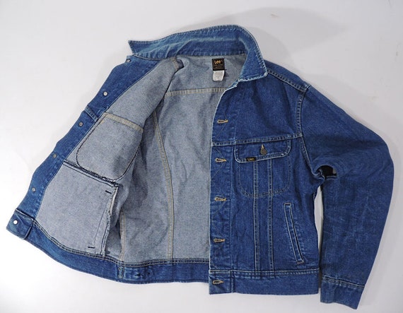 Lee Trucker Blue Jean Jacket Mens 